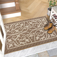 PUREHOME - Low Profile Indoor Mat Entryway Rug Non-Slip