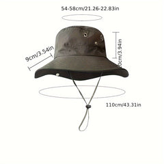 TREKIVA - Quick-Dry Bucket Hat for Windproof Sun Protection