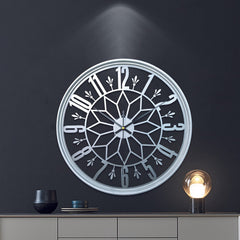 KLOVYRA - Silent Industrial Wall Clock That Anchors the Room