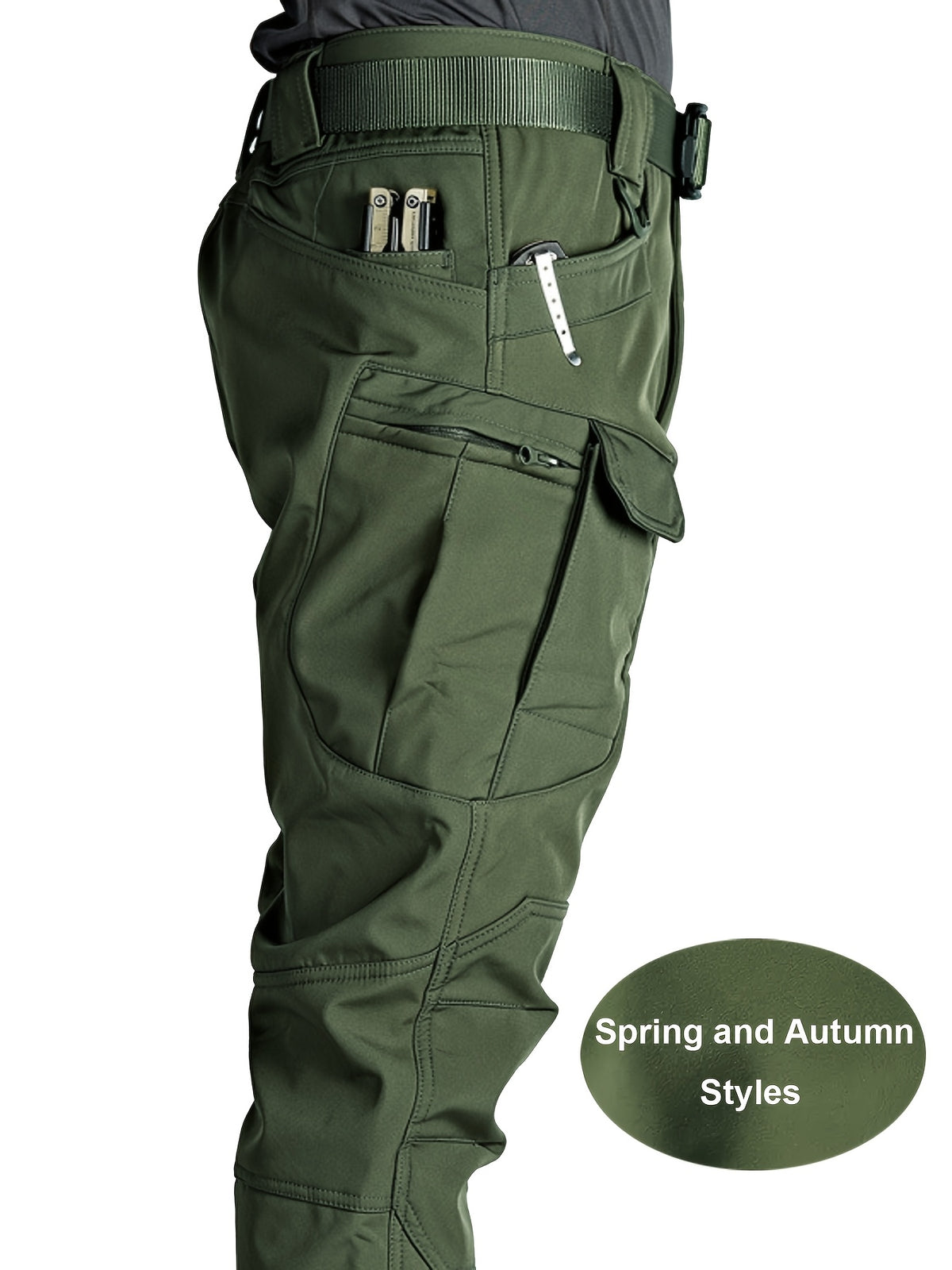TAVRILO - Men's Stretch Cargo Pants for Easy Everyday Movement