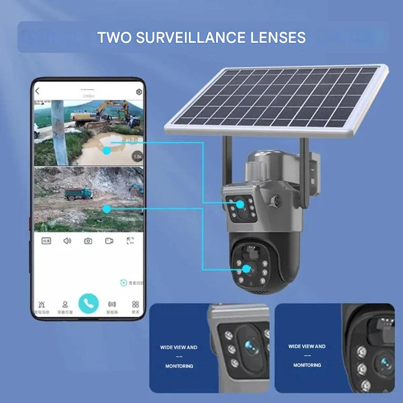 OCULYRA - Solar 4K Security Camera for Cable-Free Monitoring