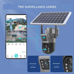 OCULYRA - Solar 4K Security Camera for Cable-Free Monitoring