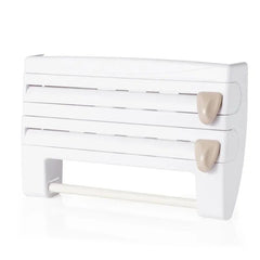 TIEROVA - Tiered Kitchen Wrap Organizer For Clear Counters