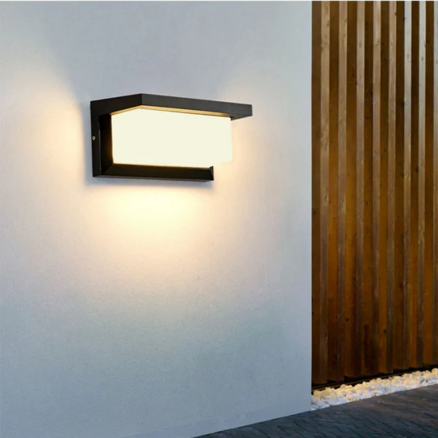 OCS - Pikka Buitenwandlamp met bewegingssensor – Energiezuinige LED-buitenwandlamp voor tuinen en ingangen