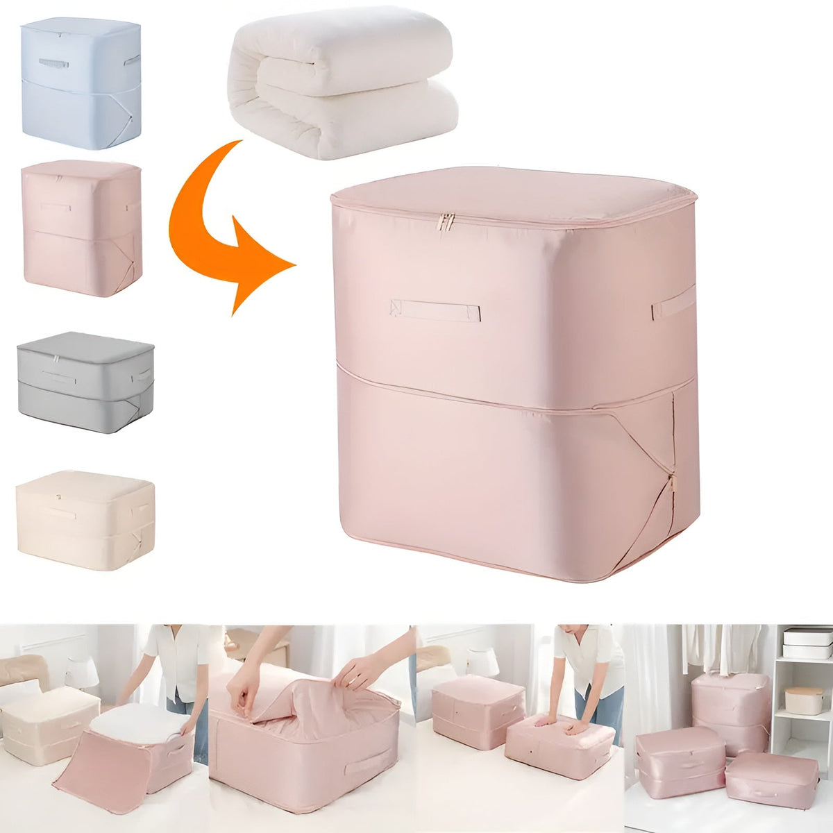 TUCKORA - Compression Storage Bags for a Clutter-Free Closet