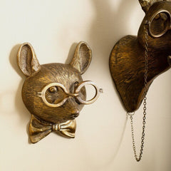 FAUNYRA - Hand-Painted Animal Wall Heads for a Playful Focal Point