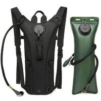 Hydration Backpack with 101.44oz Water Bladder - Tactical Water Bag Lightweight WithAdjustable Straps, Large Capacity for Hiking, Biking, Running & Climbing, Black, HikingBackpack