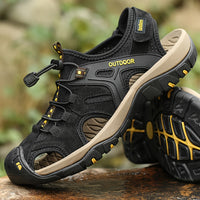 Men'S Sandals for Men Men'S Black Brown Size Summer Shoes Male Hiking Shoe Man Casual