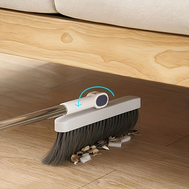 BRISTORA - Rotating Broom and Dustpan Set for Bend-Free Cleaning