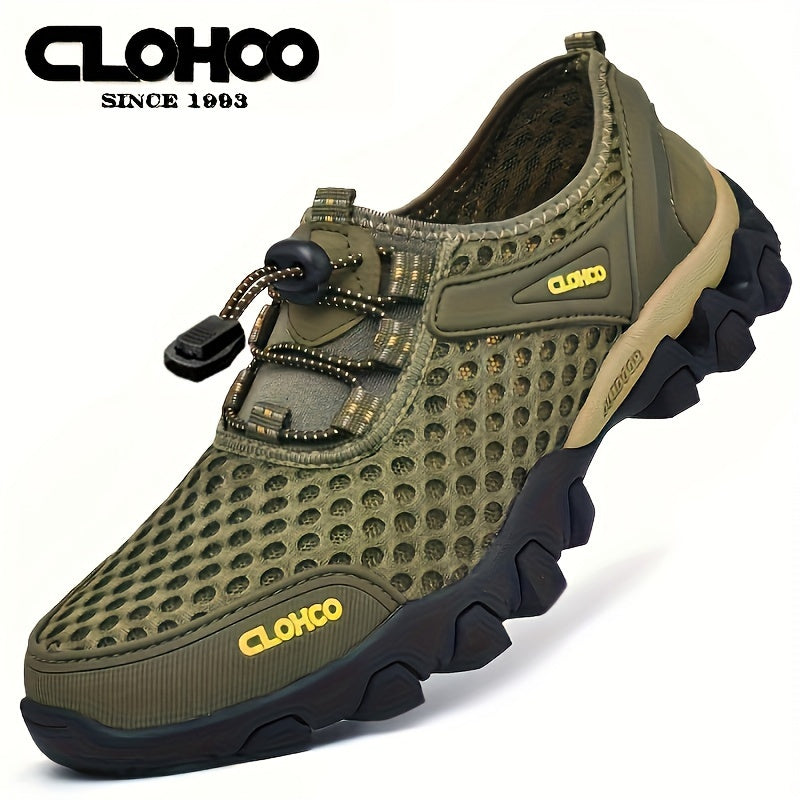 VELQARO - Men's Mesh Sneakers for Cushioned Outdoor Comfort