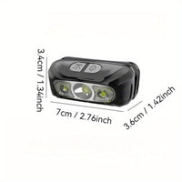 LUMZARO - Rechargeable LED Headlamp Set for Hands-Free Lighting
