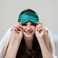 VELUNEA - Silk Sleep Mask For Complete Light Blocking
