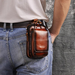VYRELLO - Leather Waist Pack for Secure Hands-Free Carry