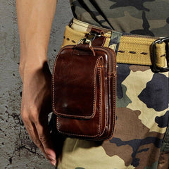 VYRELLO - Leather Waist Pack for Secure Hands-Free Carry