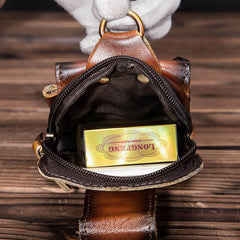 VYRELLO - Leather Waist Pack for Secure Hands-Free Carry