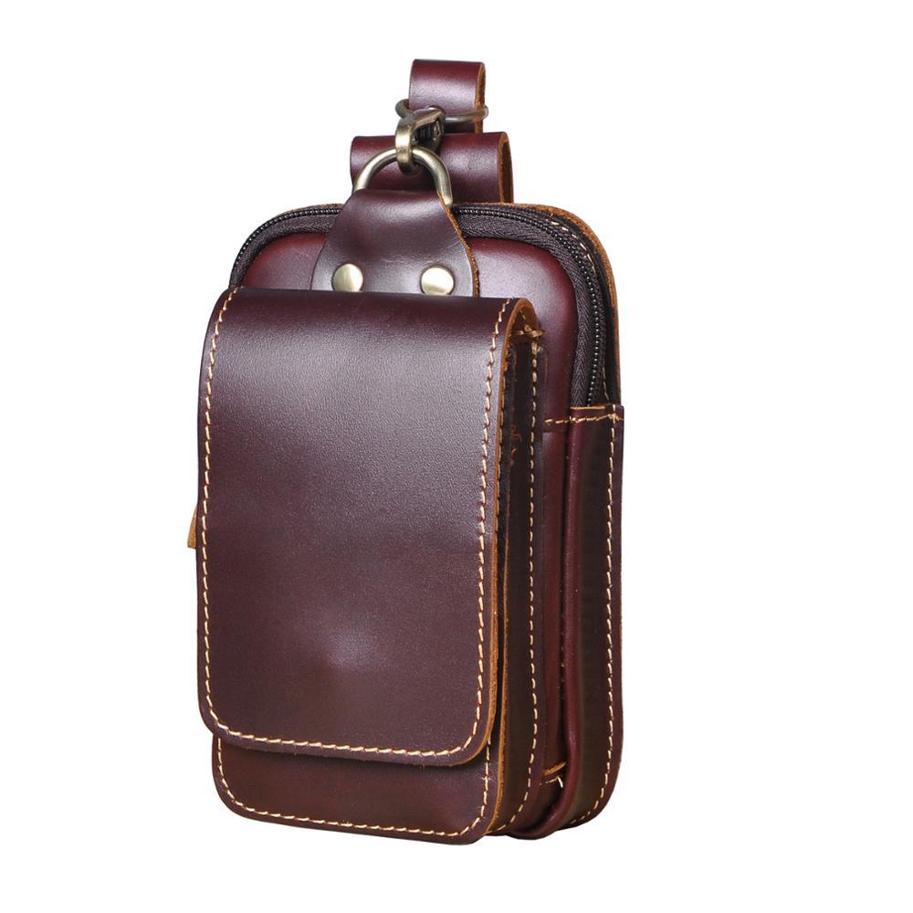 VYRELLO - Leather Waist Pack for Secure Hands-Free Carry