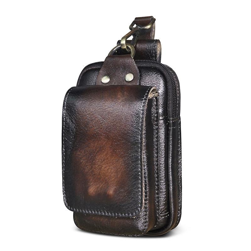 VYRELLO - Leather Waist Pack for Secure Hands-Free Carry