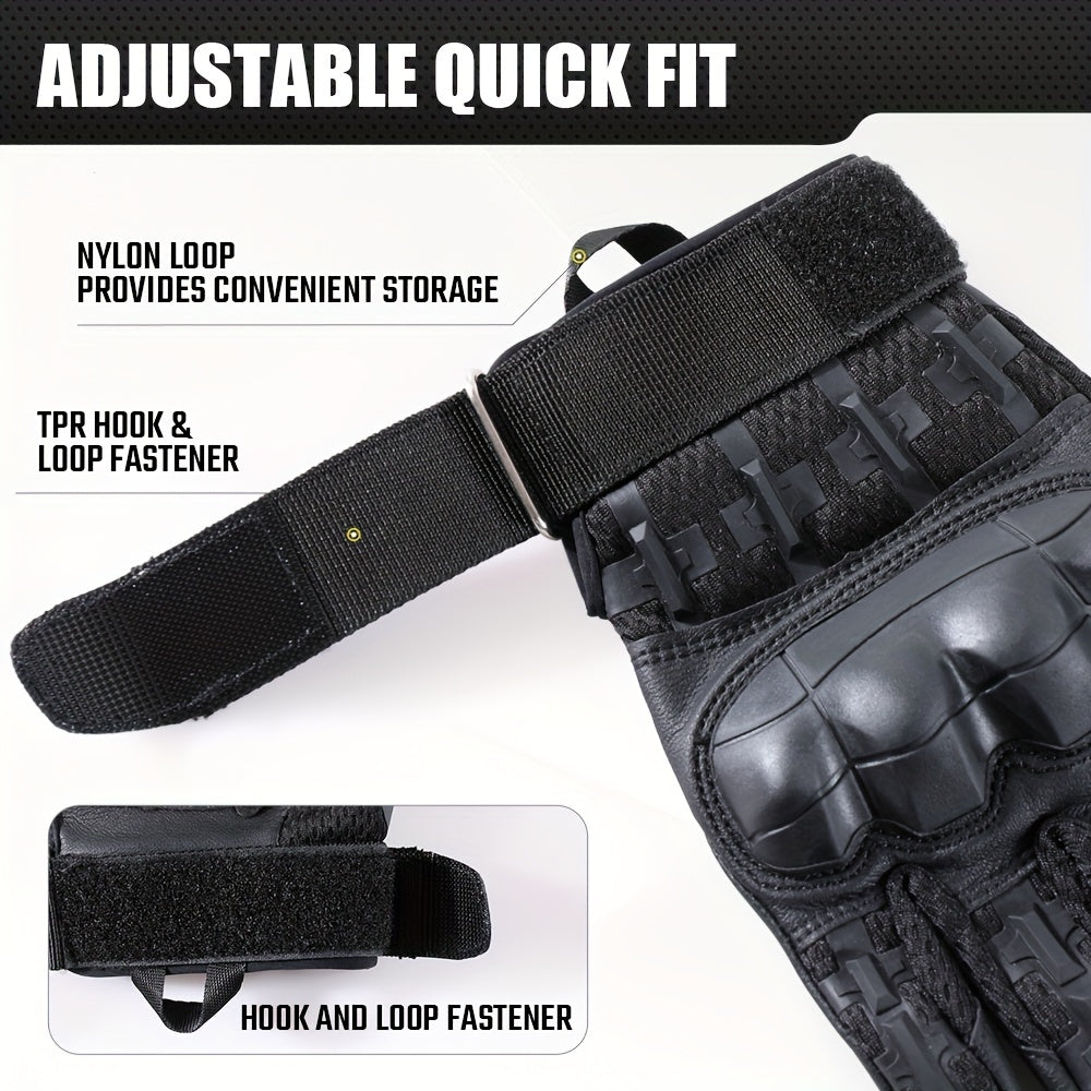 GRIPVORA - Hard-Shell Touchscreen Gloves for Outdoor Protection