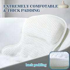 SOAKORA - Sculpted Bath Pillow for Neck and Back Support