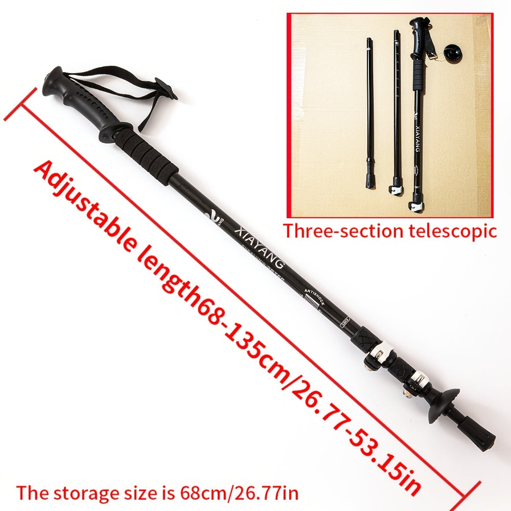 TRAVYRA - Adjustable Trekking Pole for Steadier Steps on Any Trail