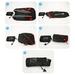 RIDGIVA - Folding Cycling Backpack for Compact Trail Storage