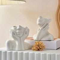 SCULVIA - Sculptural Ceramic Vase for an Artful Focal Point