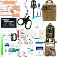 Versatile Outdoor Emergency Kit]Compatible with MOLLE System, This Survival First Aid Set Is a Must-Have for Camping, Hunting, Hiking, And Fishing. A Universal Emergency Gear Suitable for Both Men And Women, It Makes a Practical Gift Option