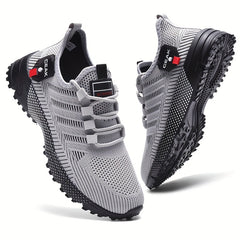 AERLIVO - Men's Breathable Mesh Sneakers for Cushioned Comfort