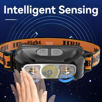 LUMZARO - Rechargeable LED Headlamp Set for Hands-Free Lighting