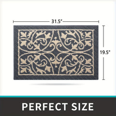 PUREHOME - Low-Profile Entryway Rug That Keeps Floors Clean
