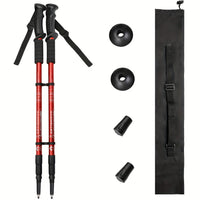TRAVYLO - Adjustable Trekking Poles for Balanced Trail Support