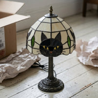 MAVILUNE - Stained Glass Cat Lamp for a Cozy Artistic Glow