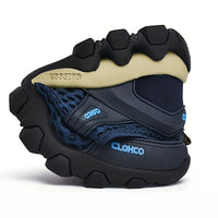 Mesh Shoes, Rubber Thick Sole, Handcrafted Cold Glue Shoes, Outdoor Casual Athletic Men'S Shoes