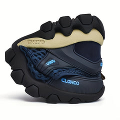 VELQARO - Men's Mesh Sneakers for Cushioned Outdoor Comfort