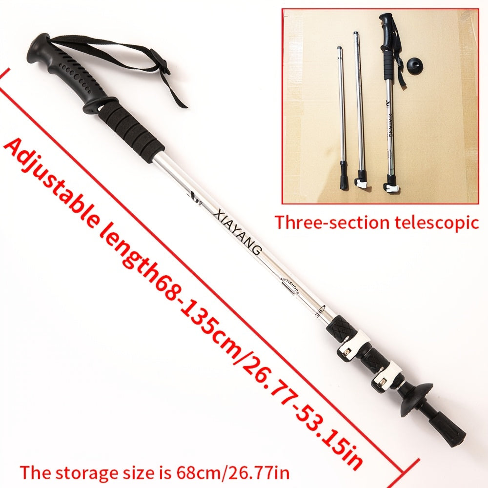 TRAVYRA - Adjustable Trekking Pole for Steadier Steps on Any Trail
