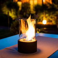 IGNELORA - Tabletop Bioethanol Fireplace for Smoke-Free Ambience