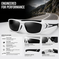 GLAREBLOCK – Polarized Sport Sunglasses with UV400 Protection