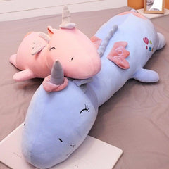 GLOWNIRA - Glowing Plush Unicorn for Comforting Bedtime Light