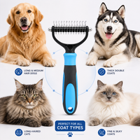 GROOMMASTER PRO – Dual-Sided Deshedding Brush for Dogs & Cats