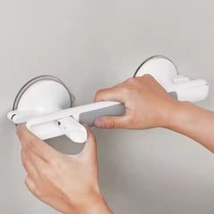TILVORA - No-Drill Suction Grab Bar for Steadier Bathroom Support