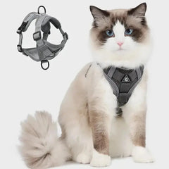 FELNIVO - Escape-Resistant Y-Shaped Cat Harness for Safer Walks