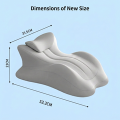 TILVORA - Sculptural Memory Foam Wedge for Intimate Support