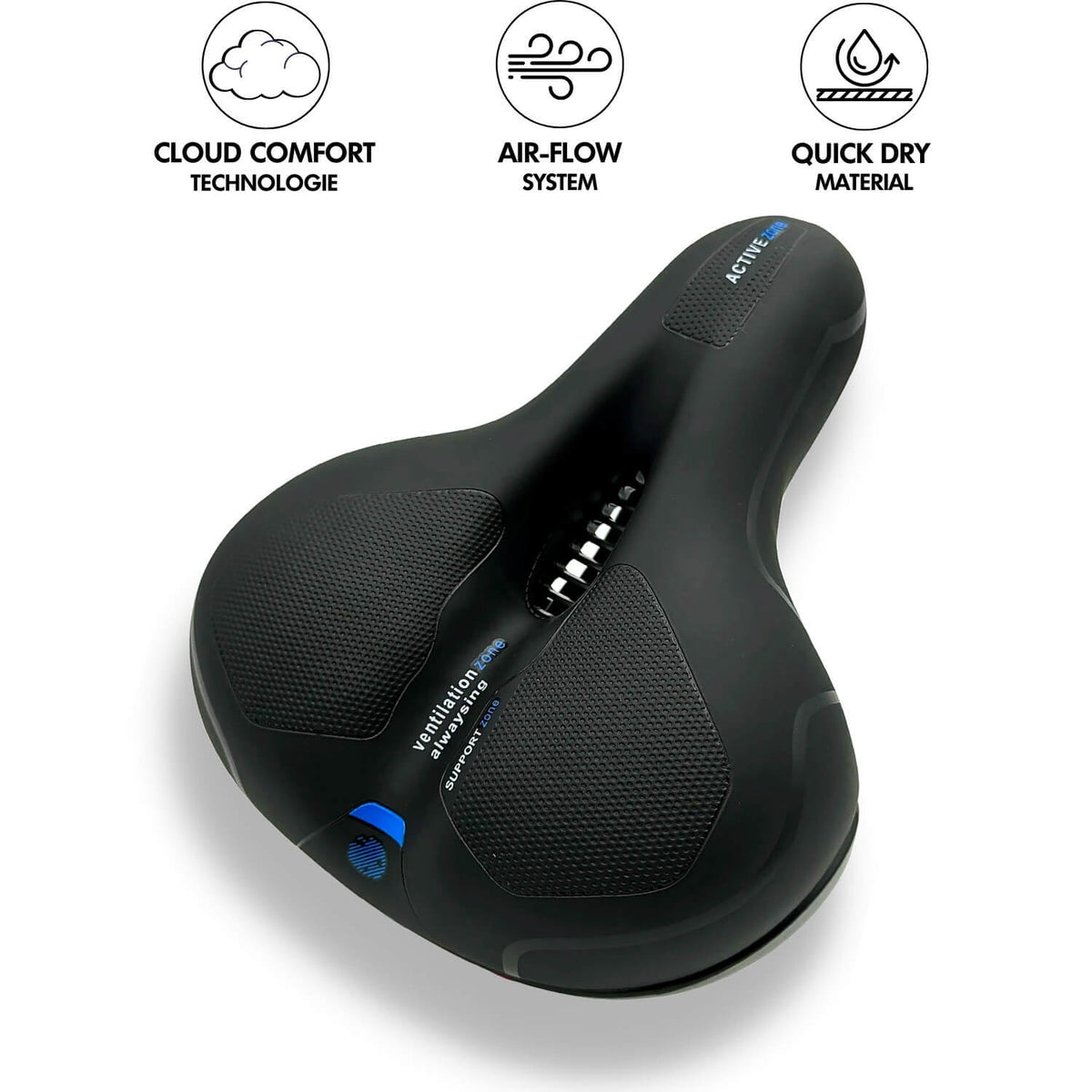 PEDAVYN - Sculpted Gel Bike Saddle for Smoother Rides