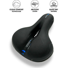PEDAVYN - Sculpted Gel Bike Saddle for Smoother Rides