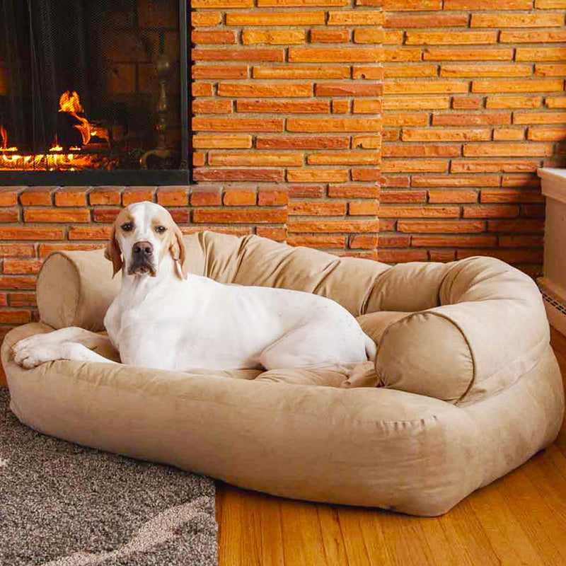 CUSHIVA - Statement Orthopedic Dog Sofa for Restful Joint Support