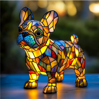MOSAFAWN - Stained Glass Animal Lamp for a Warm Artistic Glow