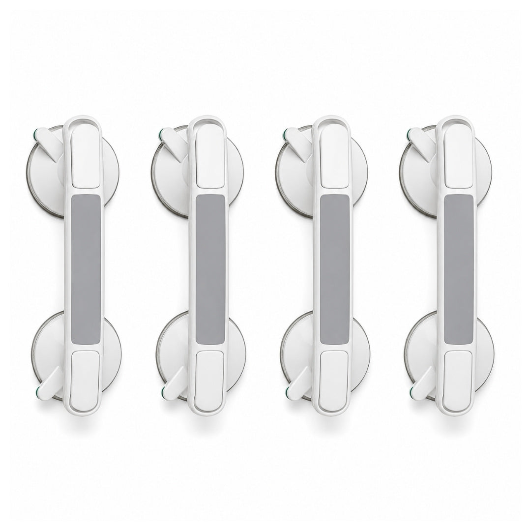 TILVORA - No-Drill Suction Grab Bar for Steadier Bathroom Support