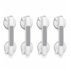 TILVORA - No-Drill Suction Grab Bar for Steadier Bathroom Support