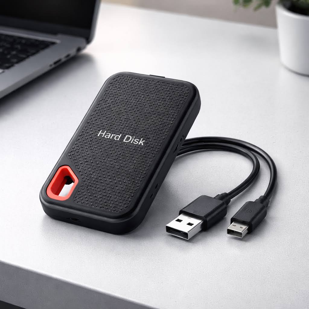 MEMVORA - Portable External SSD for Fast, Secure File Storage