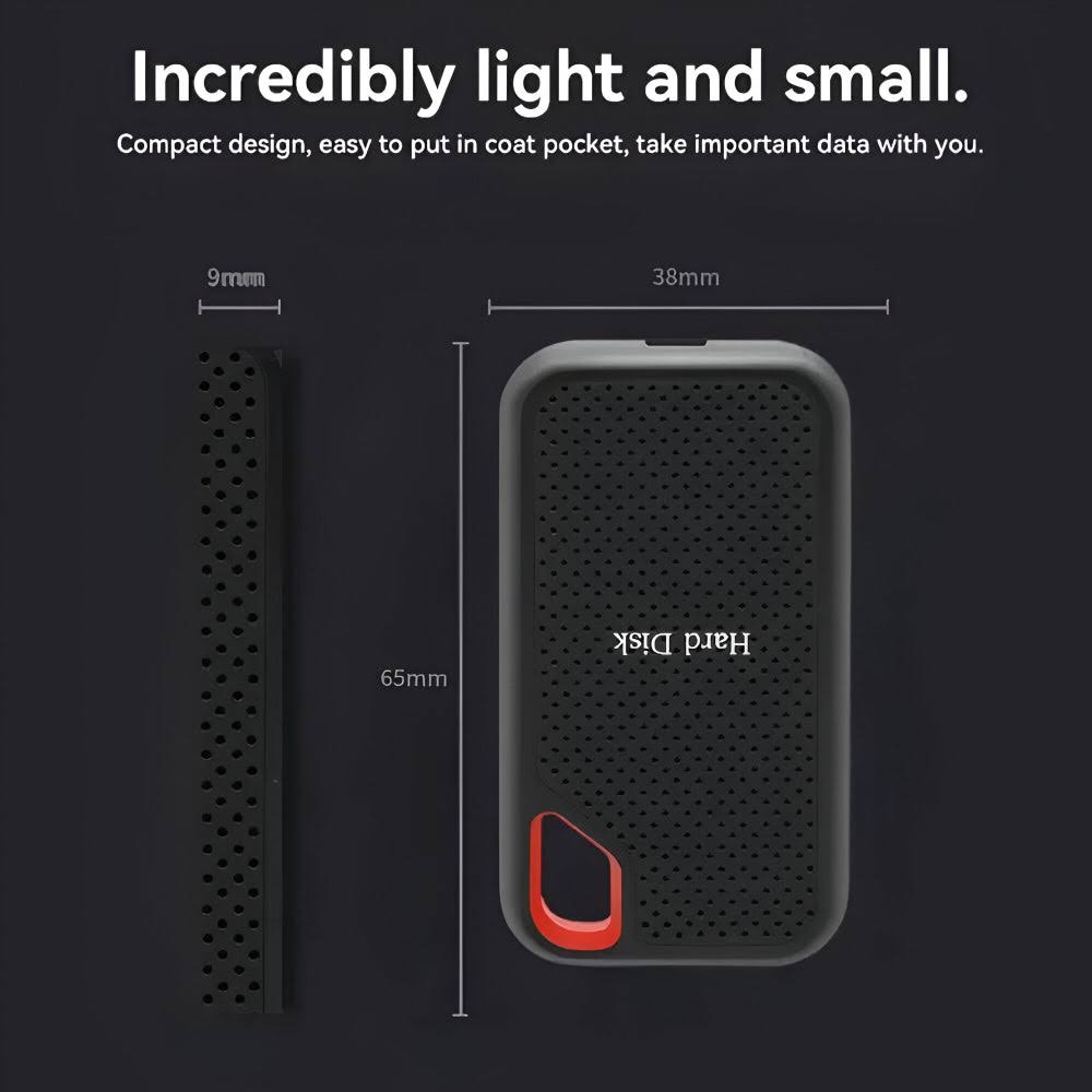 MEMVORA - Portable External SSD for Fast, Secure File Storage